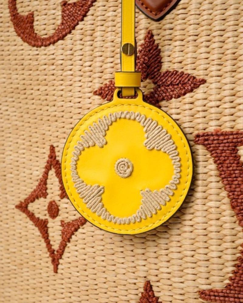 Louis Vuitton OnTheGo GM Raffia Giant Monogram Camel en vente 5