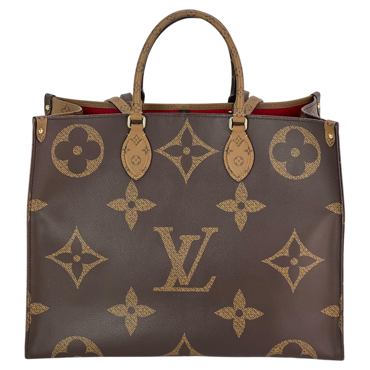Louis Vuitton ONTHEGO GM Escale Blue Giant Monogram Tote For Sale at  1stDibs