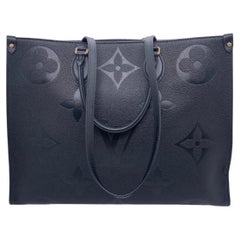Louis Vuitton OnTheGo GM tote 2way Shoulder Bag Noir Monogram Empreinte