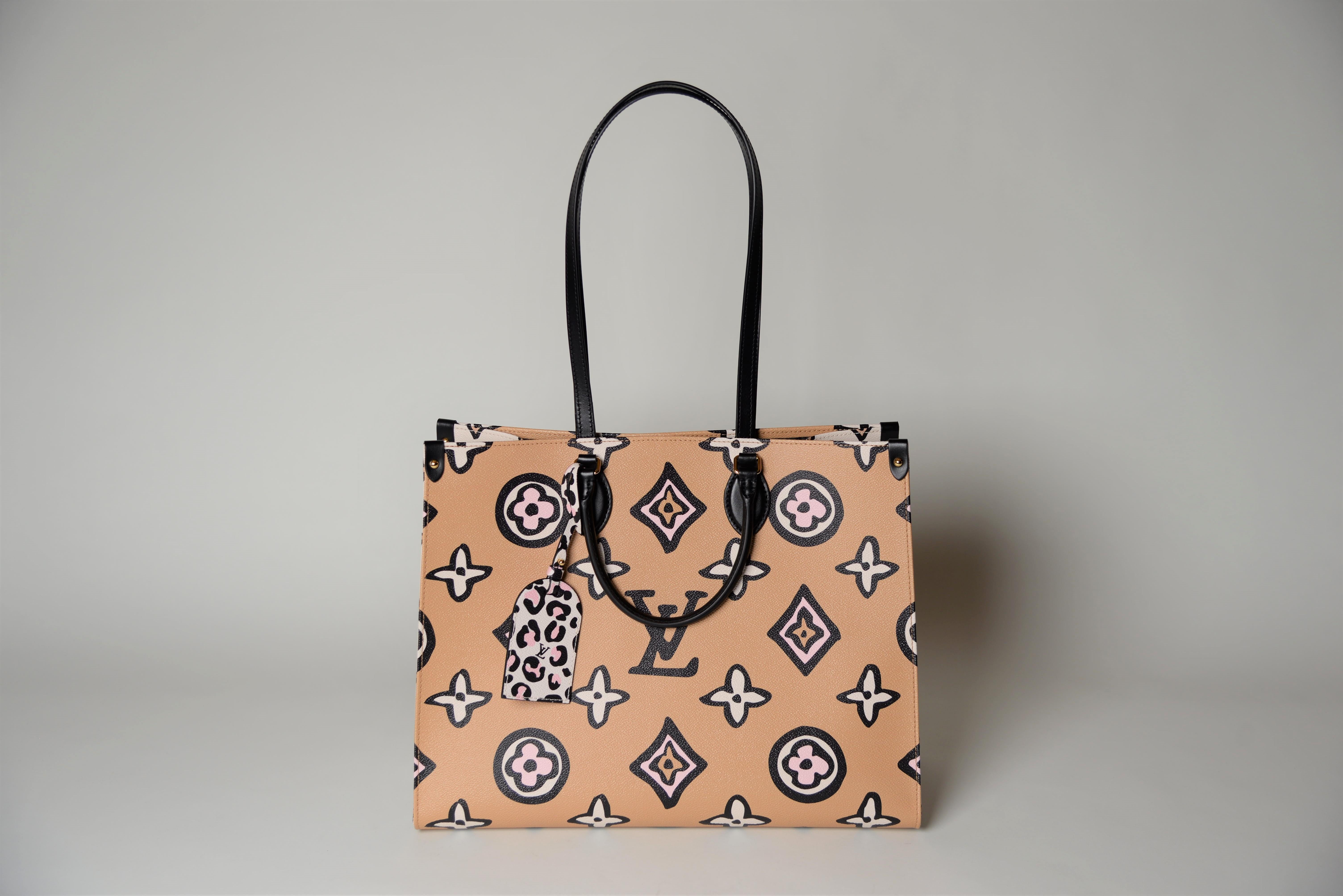  Louis Vuitton OnTheGo GM Collection Wild at Heart BRAND-NEW Unisexe 