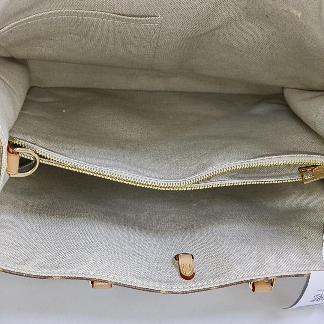 Louis Vuitton OnTheGo Large Hotel Label Marrone Monogram Crossbody Toteo in vendita 3