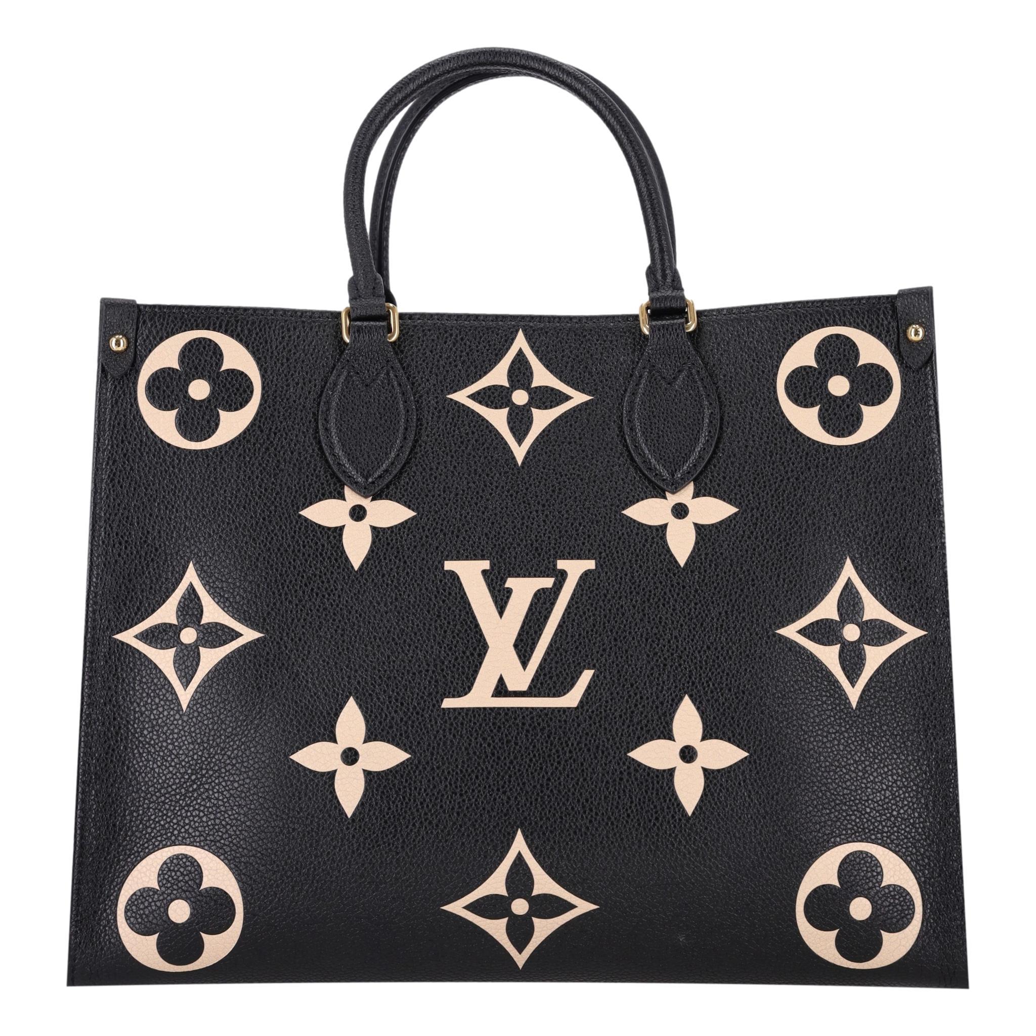 Louis Vuitton OnTheGo MM Monogram Leather Tote Bag In Excellent Condition In London, GB