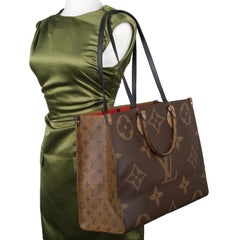 Louis Vuitton Onthego Monogram MM Reverse Monogram Giant Tote