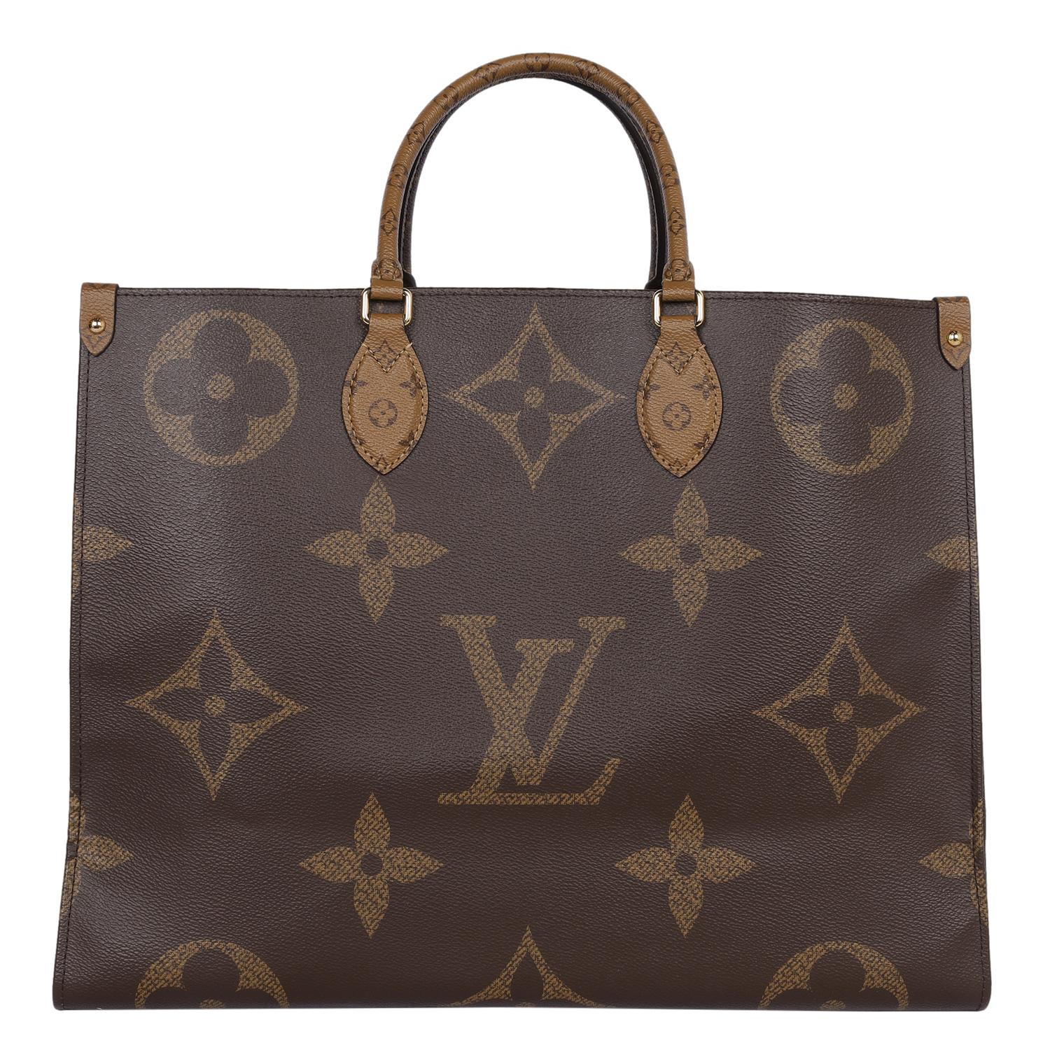 Louis Vuitton Onthego Monogram MM Reverse Monogram Tote Gigante In condizioni buone in vendita a Salt Lake Cty, UT