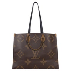 Louis Vuitton Onthego Monogram MM Reverse Monogram Giant Tote