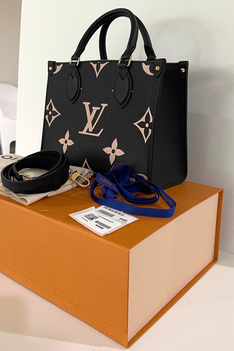 Louis Vuitton OnTheGo PM Bicolor Black Empreinte – Now You Glow