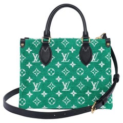 Louis Vuitton OnTheGo PM Monogram Borsa a tracolla in velluto Greene & Greene