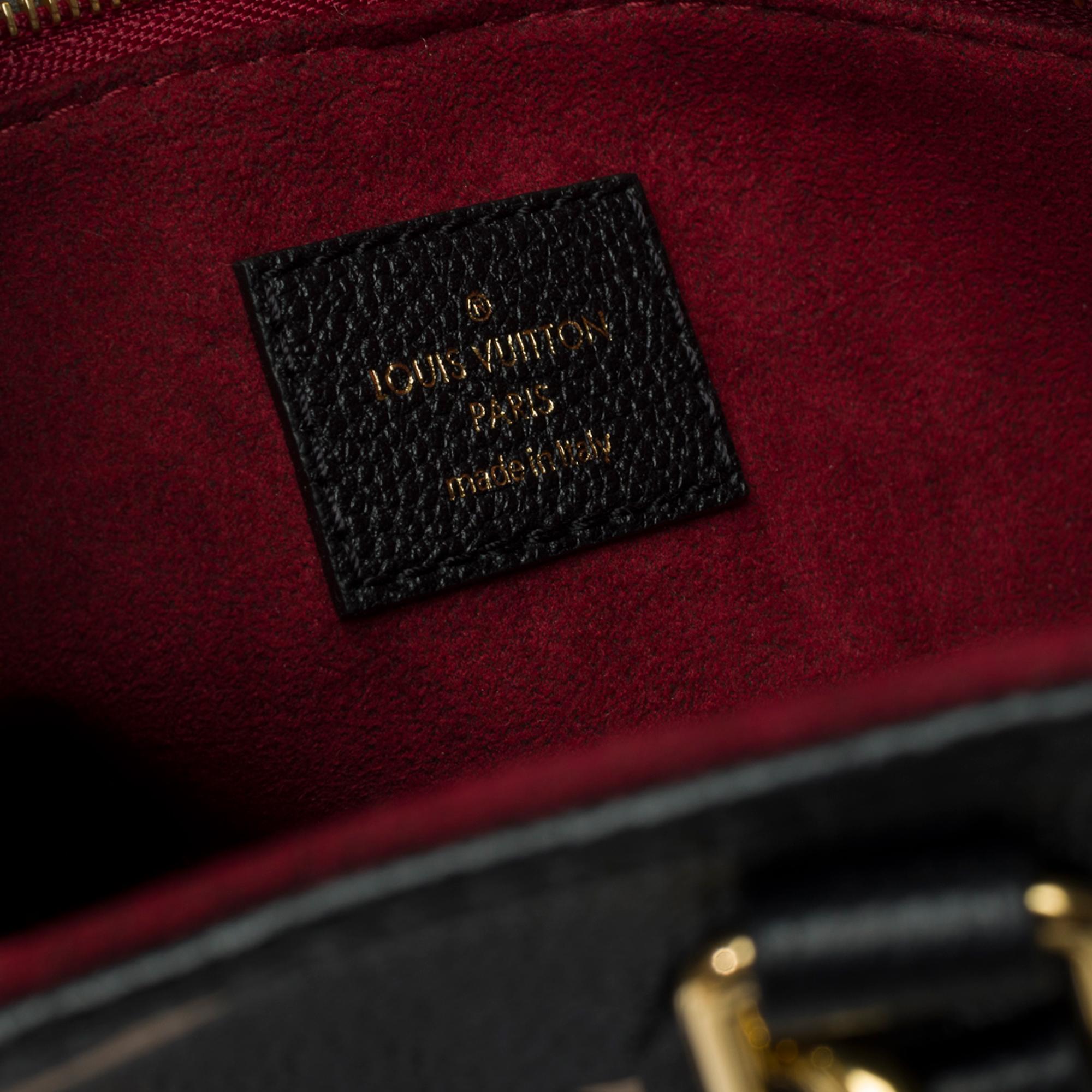 Louis Vuitton OnTheGo PM tote bag in Monogram Empreinte leather, GHW For Sale 2