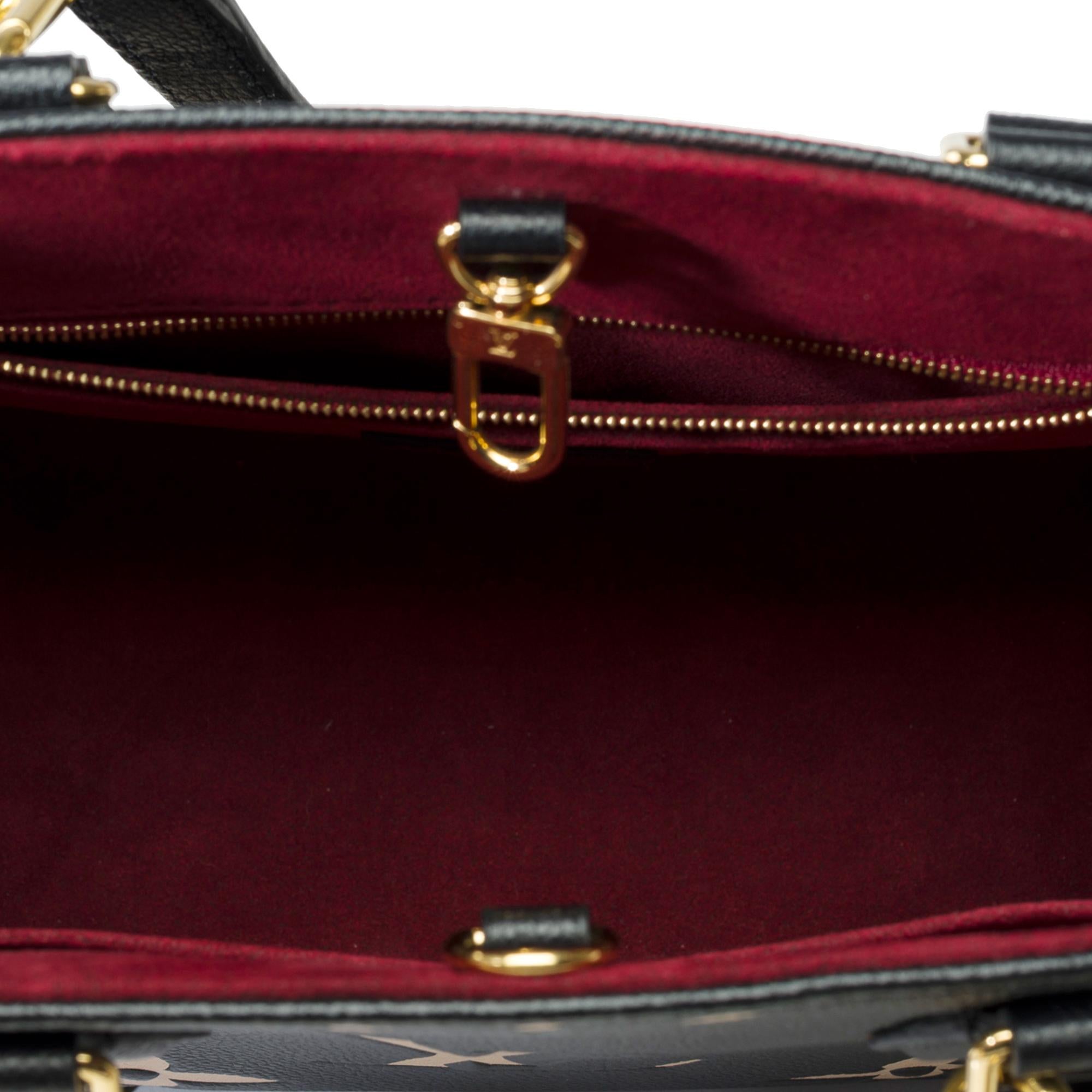 Louis Vuitton OnTheGo PM tote bag in Monogram Empreinte leather, GHW For Sale 3