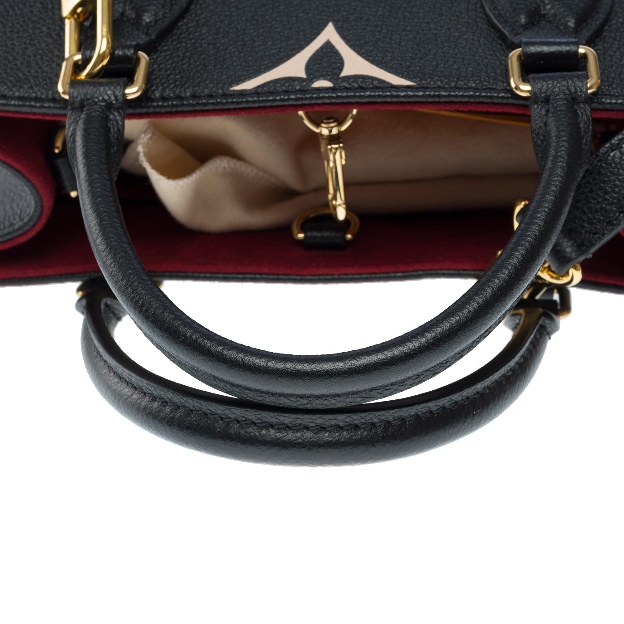 Louis Vuitton OnTheGo PM tote bag in Monogram Empreinte leather, GHW For Sale 4