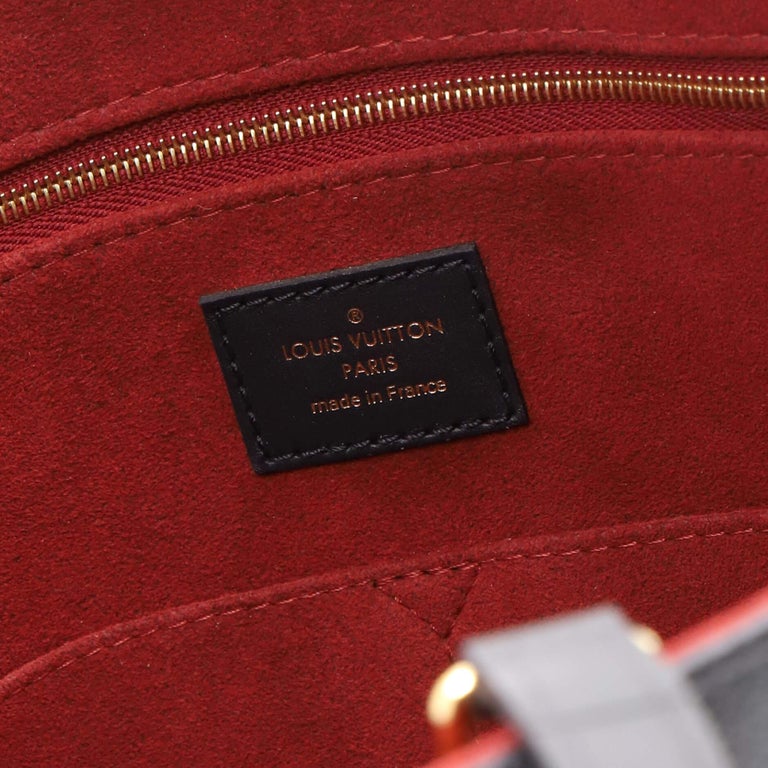 Louis Vuitton Mouse Onthego GM Monogram Empreinte Tote Bag Black