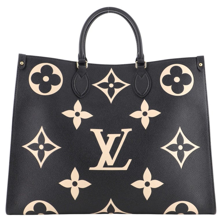 used Louis Vuitton Empreinte Monogram Giant OnTheGo GM Black