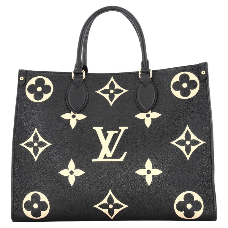 Pre-owned Louis Vuitton Bicolor Monogram Empreinte Leather Favorite Bag In  Black