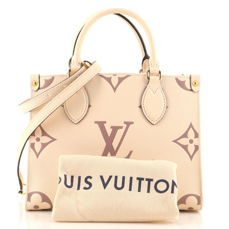 Louis Vuitton, Bags, Lv Onthego Gm W Mono Straps Accessories