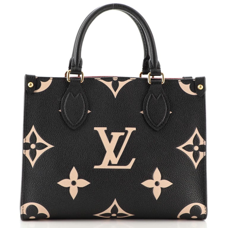 Louis Vuitton Black Onthego MM Tote Bag at 1stDibs  louis vuitton black  tote bag, black louis vuitton bag, louis vuitton black handbag