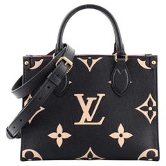 LOUIS VUITTON Giant Monogram Onthego PM 2way Hand Shoulder Bag M46373 from  japan