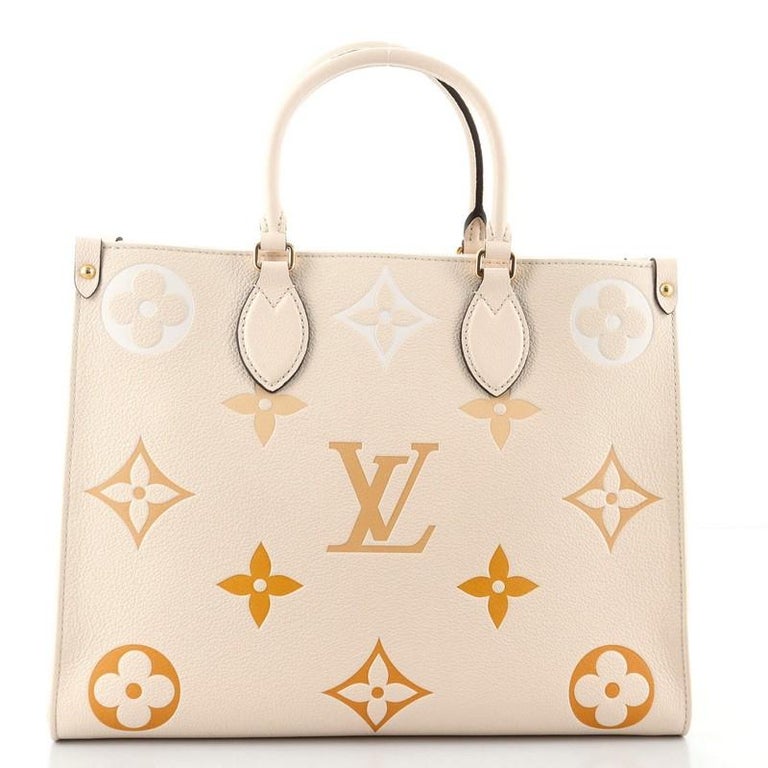 LOUIS VUITTON Empreinte Monogram Giant By The Pool Onthego MM Summer Blue  1218270