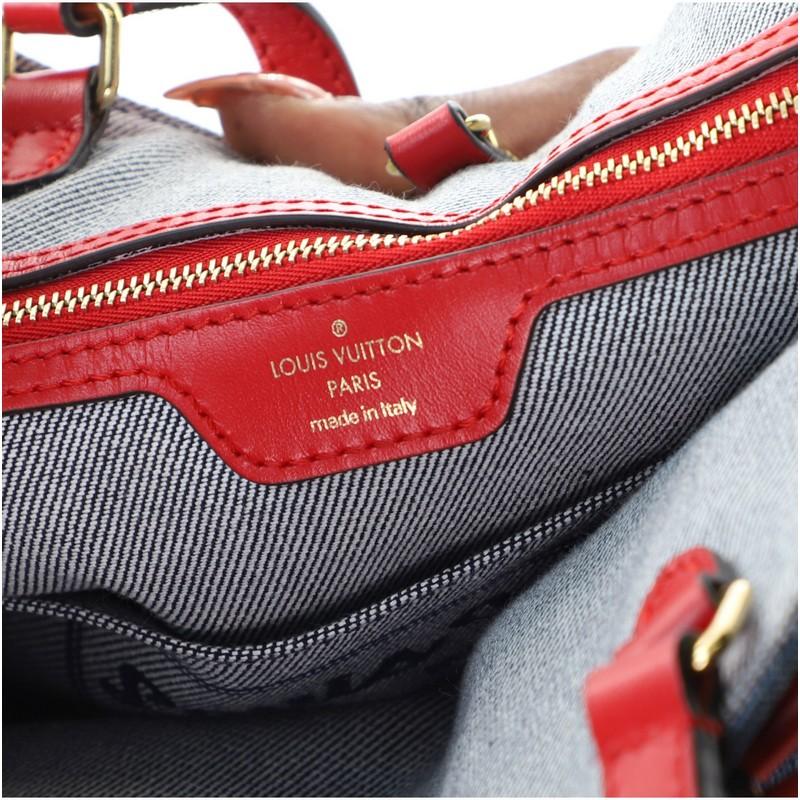 Louis Vuitton OnTheGo Tote Damier and Monogram Patchwork Denim GM 5