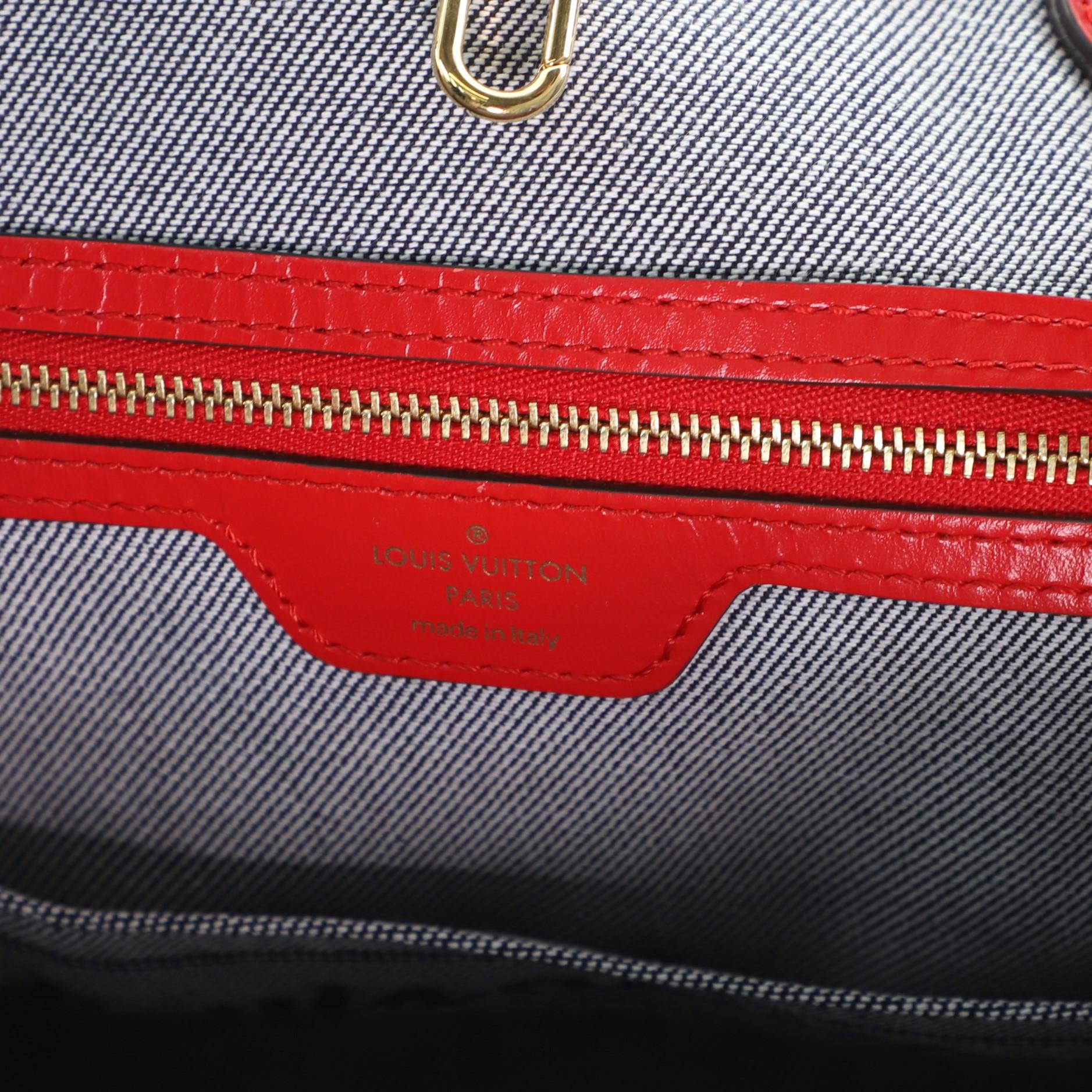 Louis Vuitton OnTheGo Tote Damier and Monogram Patchwork Denim GM 5