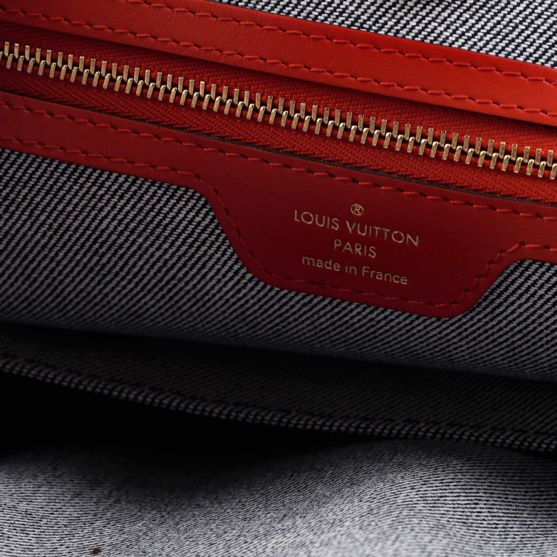 Louis Vuitton OnTheGo Tote Damier and Monogram Patchwork Denim GM 8