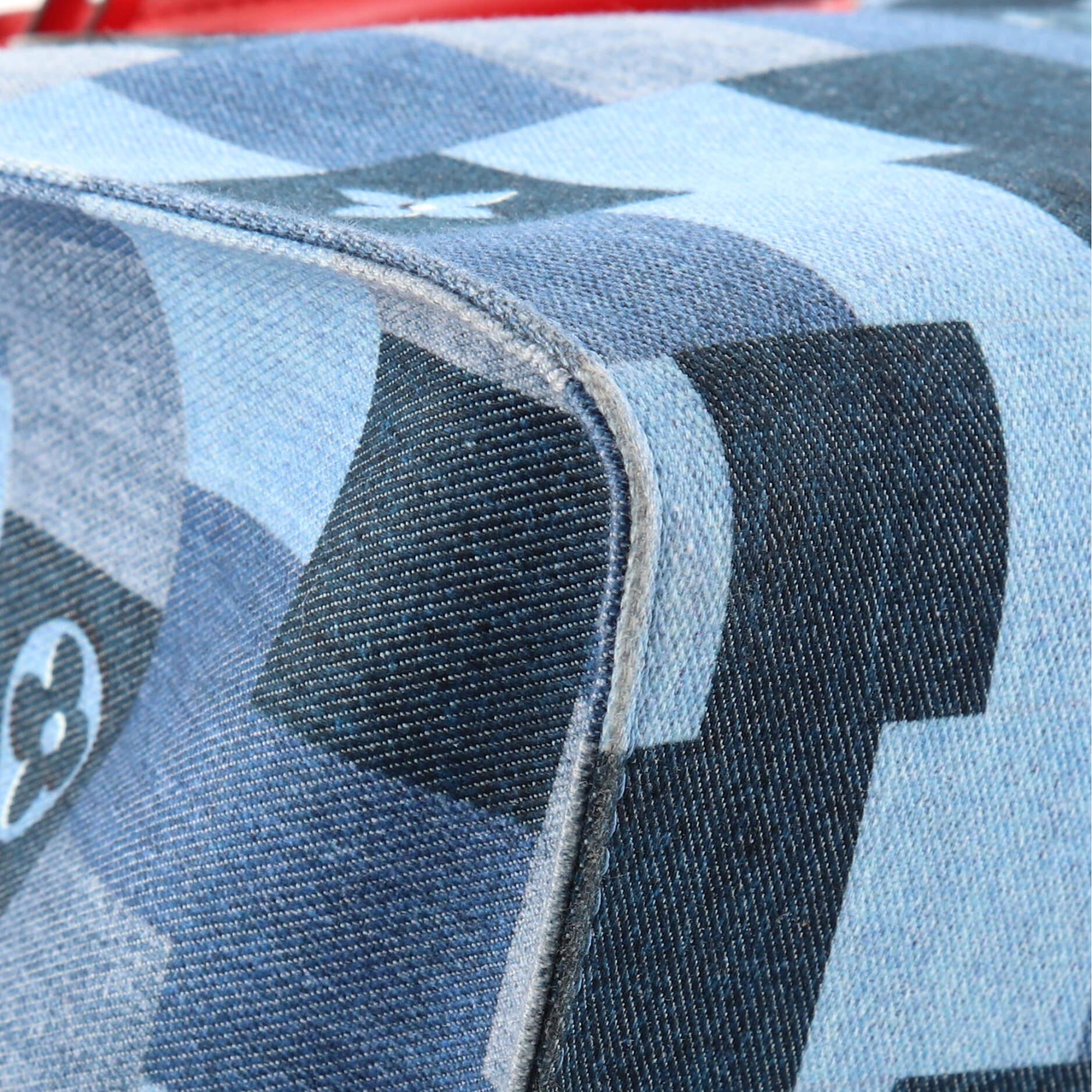 Louis Vuitton OnTheGo Tote Damier and Monogram Patchwork Denim GM 3