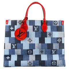 Louis Vuitton OnTheGo Tote Damier and Monogram Patchwork