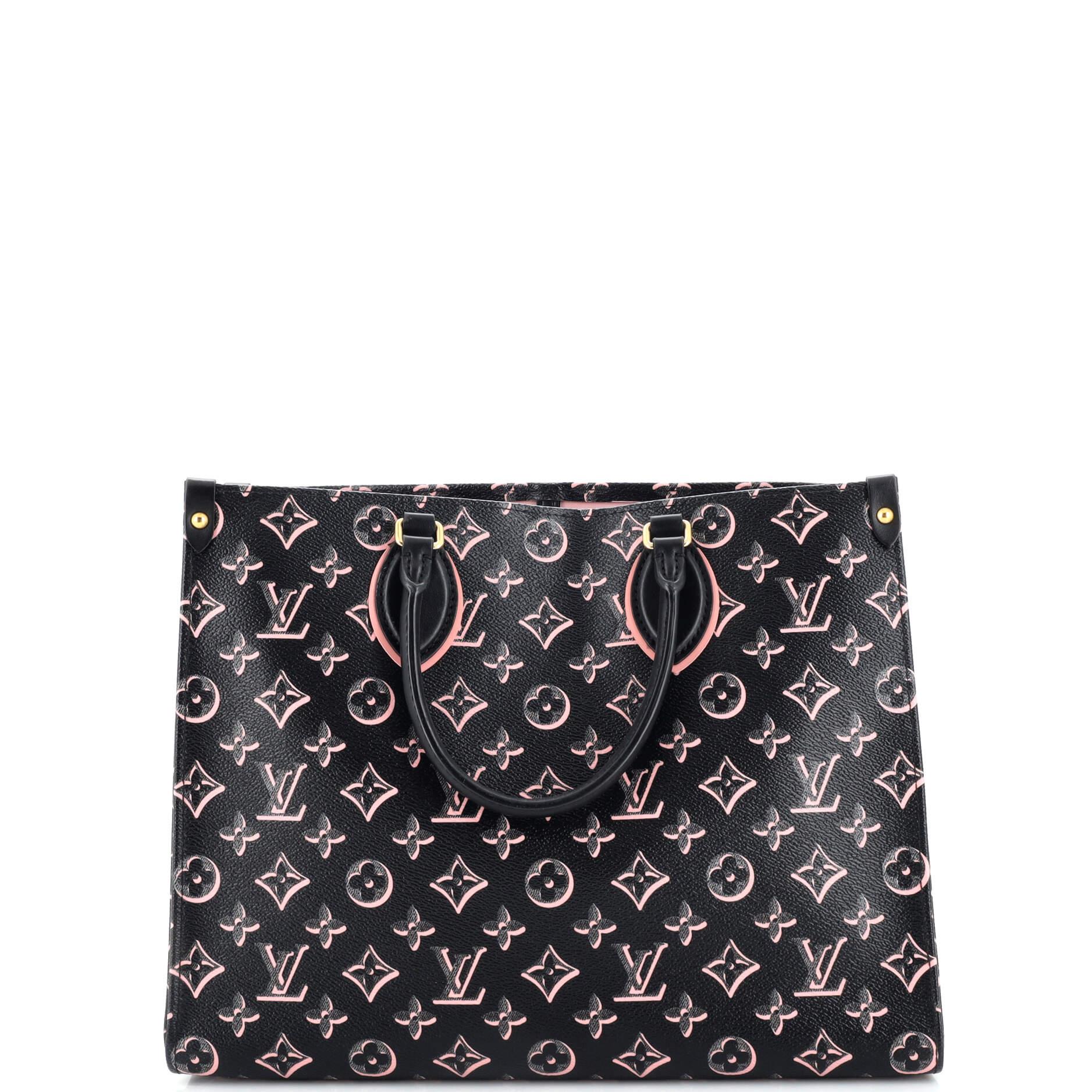 Louis Vuitton OnTheGo Tote Fall for You Monogram Canvas MM In Good Condition For Sale In NY, NY