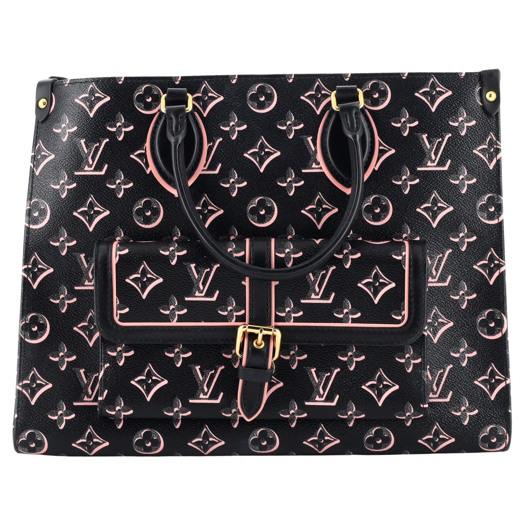 Louis Vuitton Pink Tie Dye Monogram Escale Onthego GM Tote 33L26a