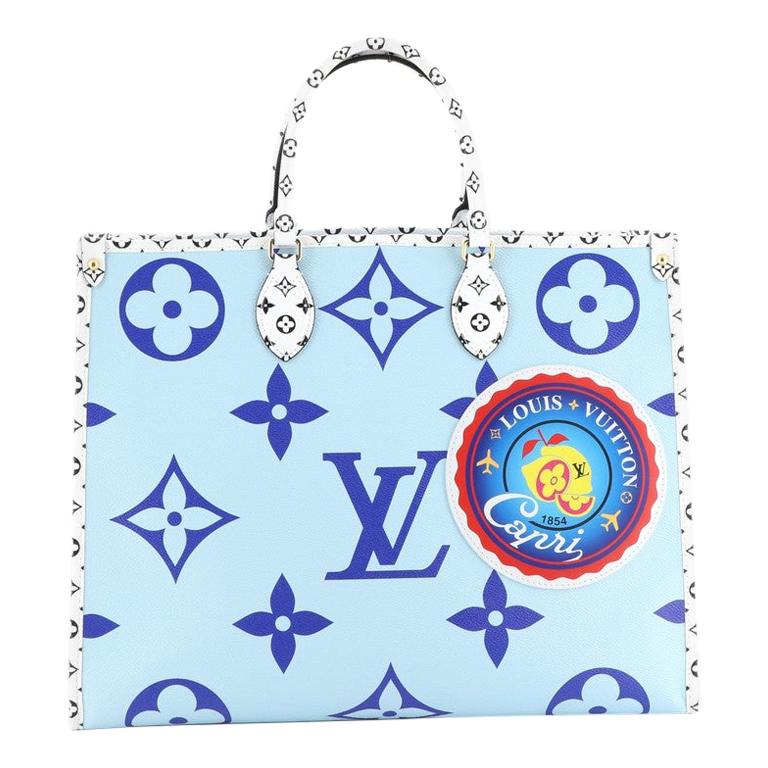 Louis Vuitton OnTheGo Tote Limited Edition Cities Coloured Monogram Giant  GM at 1stDibs  louis vuitton on the go tote colors, louis vuitton capri  bag, louis vuitton capri italy
