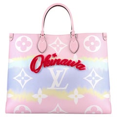 Louis Vuitton OnTheGo Tote Limited Edition Cities Escale Monogram Giant GM