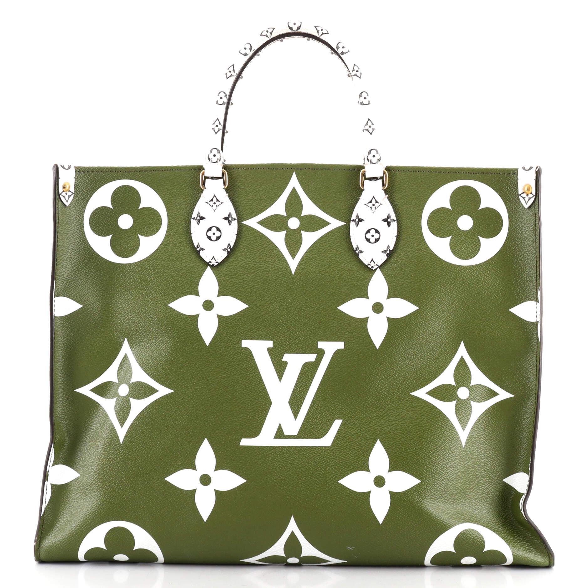 Louis Vuitton OnTheGo Tote Limited Edition Colored Monogram Giant GM In Good Condition In NY, NY