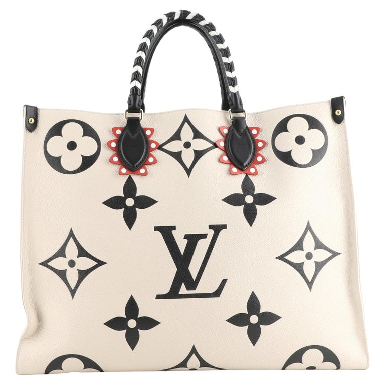 Louis Vuitton OnTheGo Tote Limited Edition Crafty Monogram Empreinte Giant  GM at 1stDibs