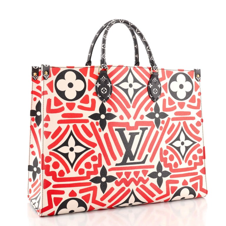 Louis Vuitton OnTheGo Tote Limited Edition Crafty Monogram Giant GM at  1stDibs