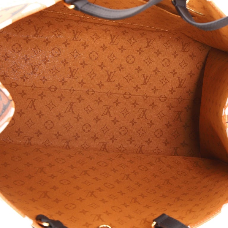 Louis Vuitton Hawaii Exclusive On The Go Gm Tote Bag M20806 Cotton Canvas  Leather Auction