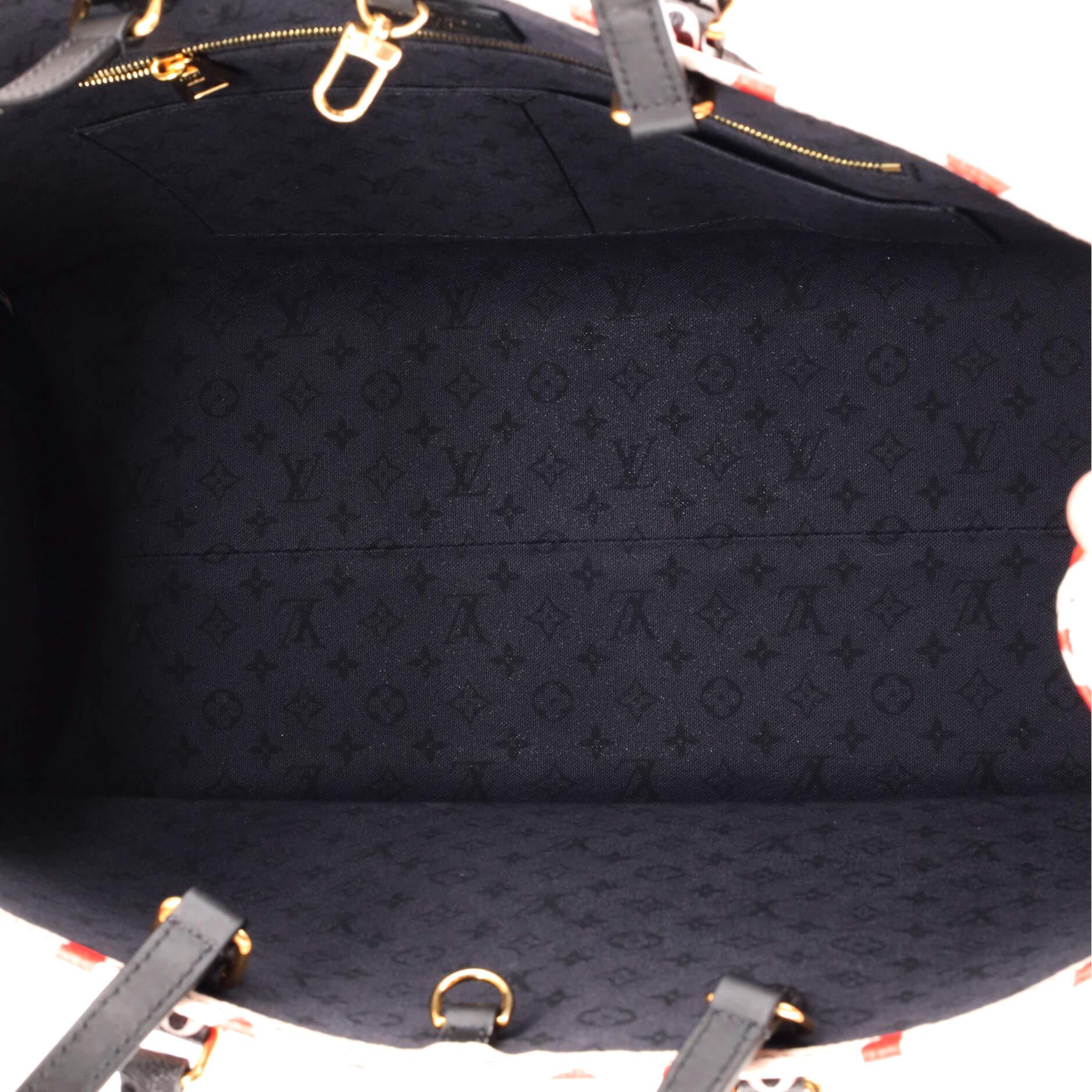 Louis Vuitton OnTheGo Tote Limited Edition Crafty Monogram Giant GM 1