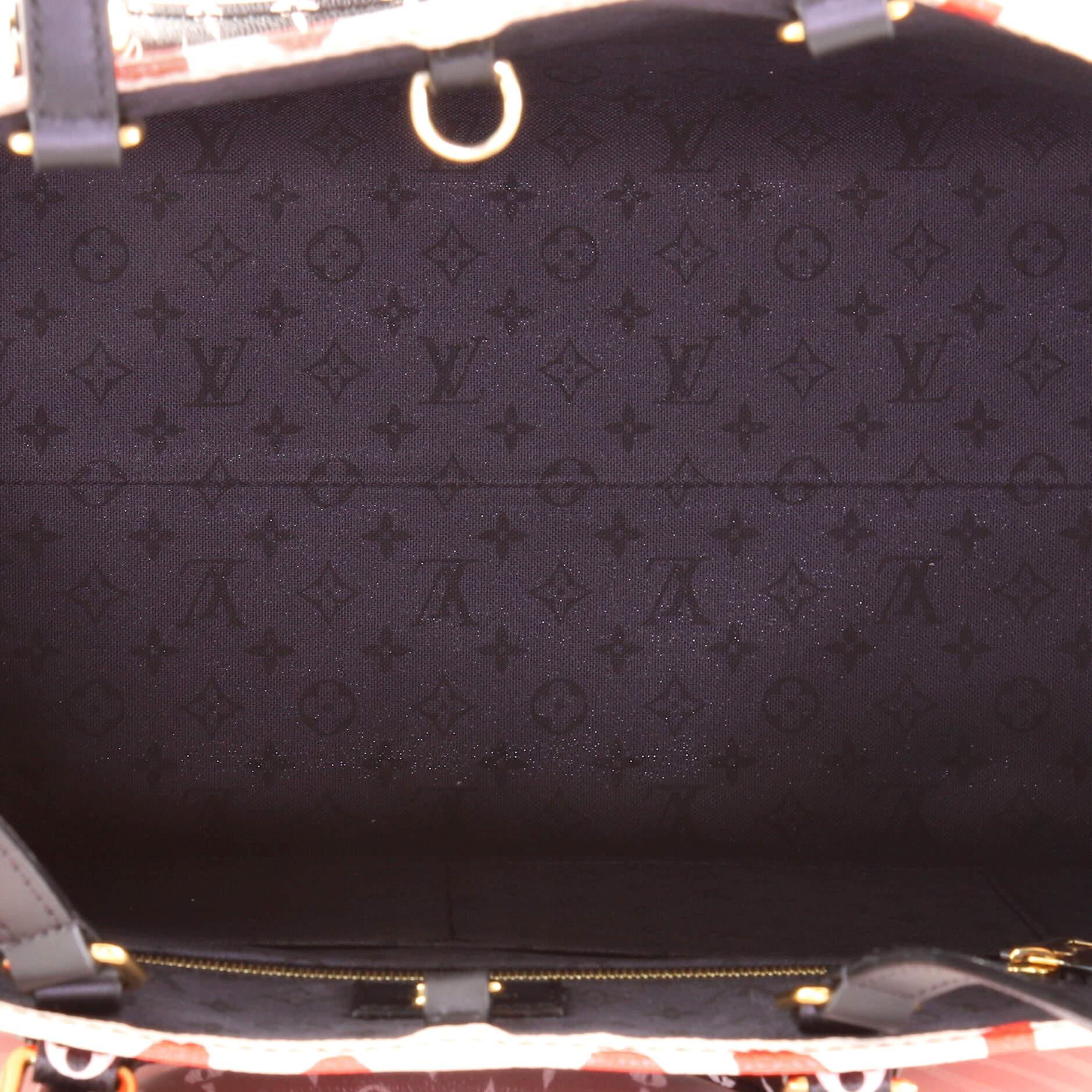 Pink Louis Vuitton OnTheGo Tote Limited Edition Crafty Monogram Giant GM
