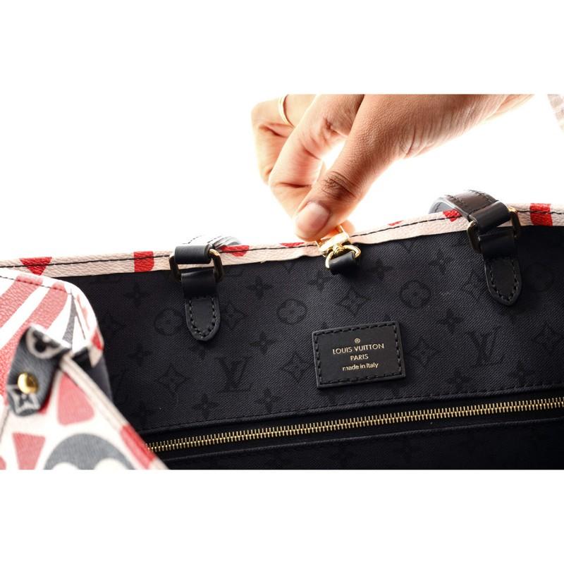 Louis Vuitton OnTheGo Tote Limited Edition Crafty Monogram Giant GM 2