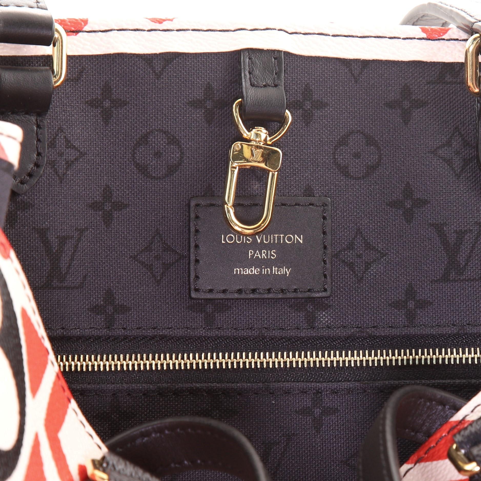 Louis Vuitton OnTheGo Tote Limited Edition Crafty Monogram Giant GM 2