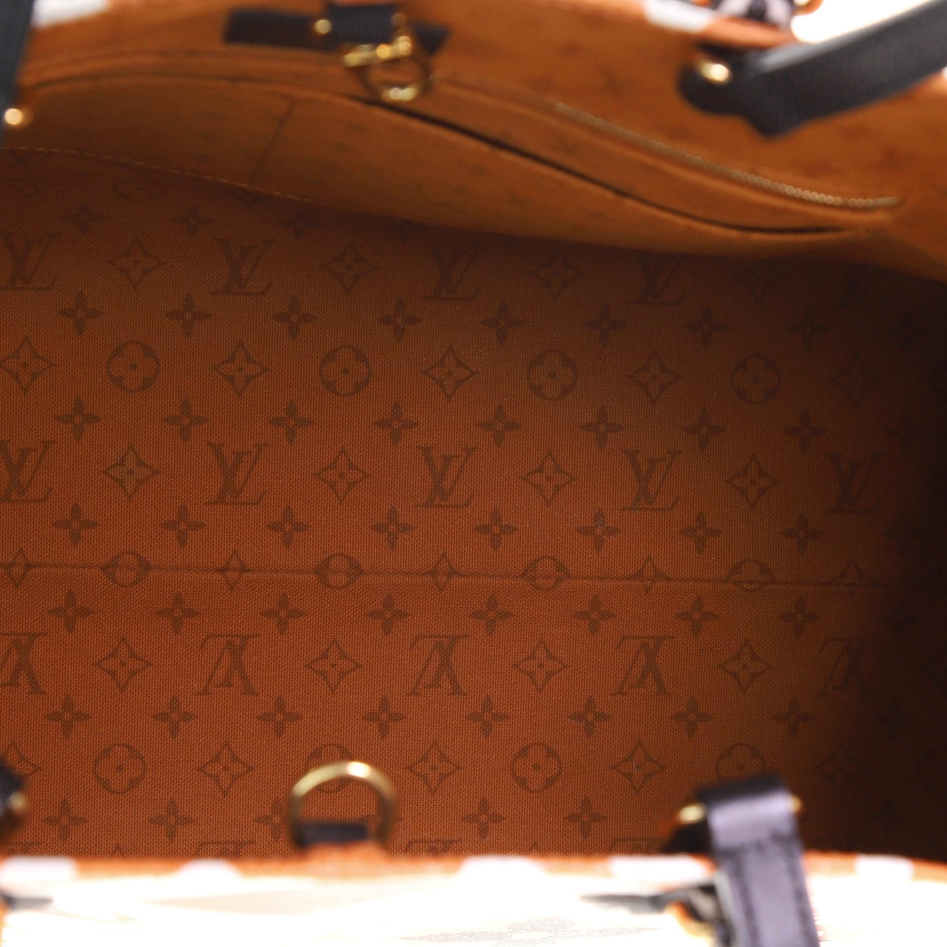  Louis Vuitton OnTheGo Tote Limited Edition Crafty Monogram Giant GM 2
