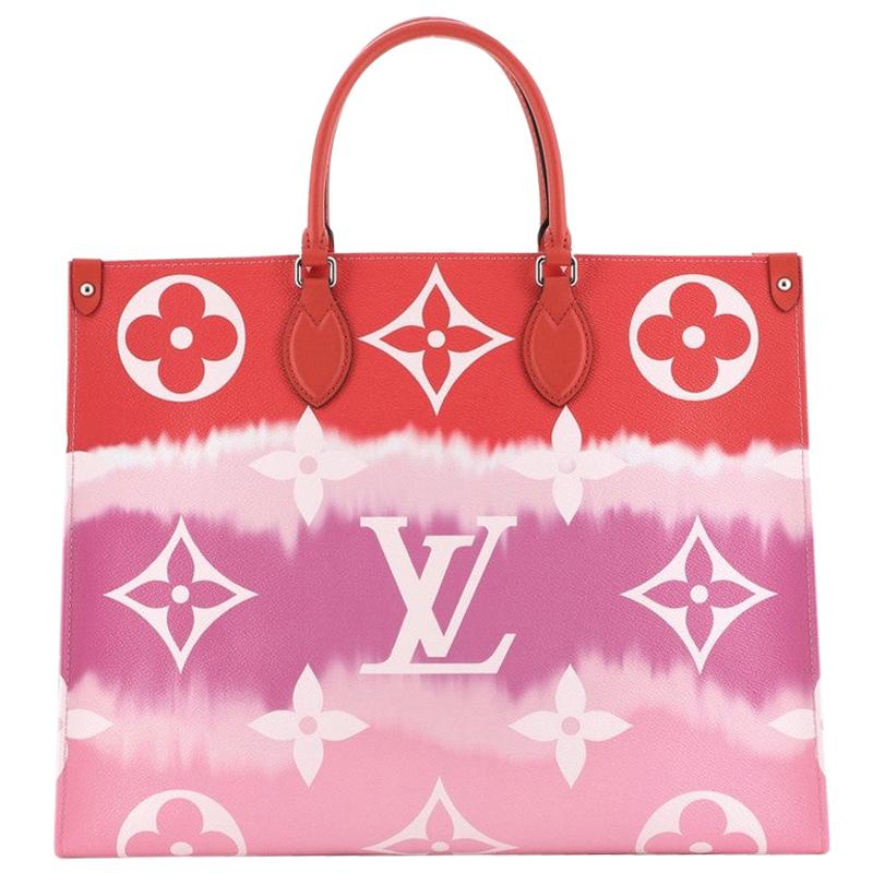 Louis Vuitton Blue Escale On The Go Bag at 1stDibs