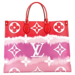 Louis Vuitton Onthego Pink - 7 For Sale on 1stDibs  on the go pink lv, louis  vuitton on the go pink, lv on the go pink