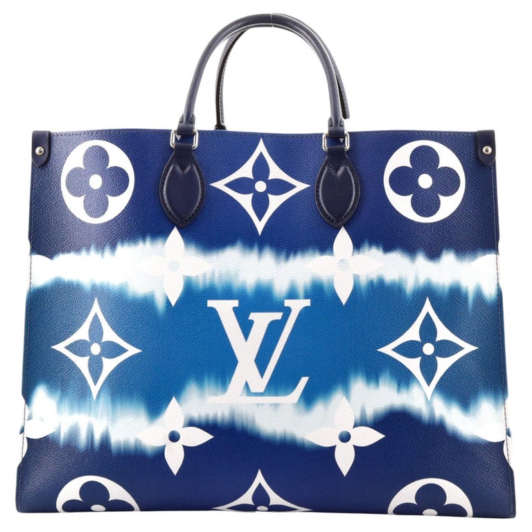 Louis Vuitton OnTheGo Tote Limited Edition Escale Monogram Giant GM For Sale