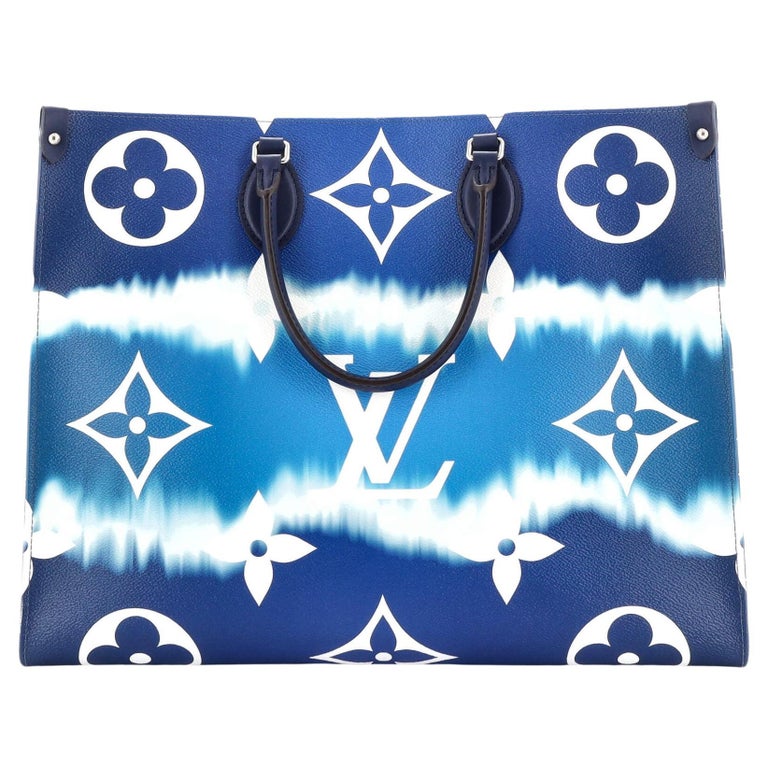 Louis Vuitton Onthego Tote Limited Edition Escale Monogram Giant GM Blue