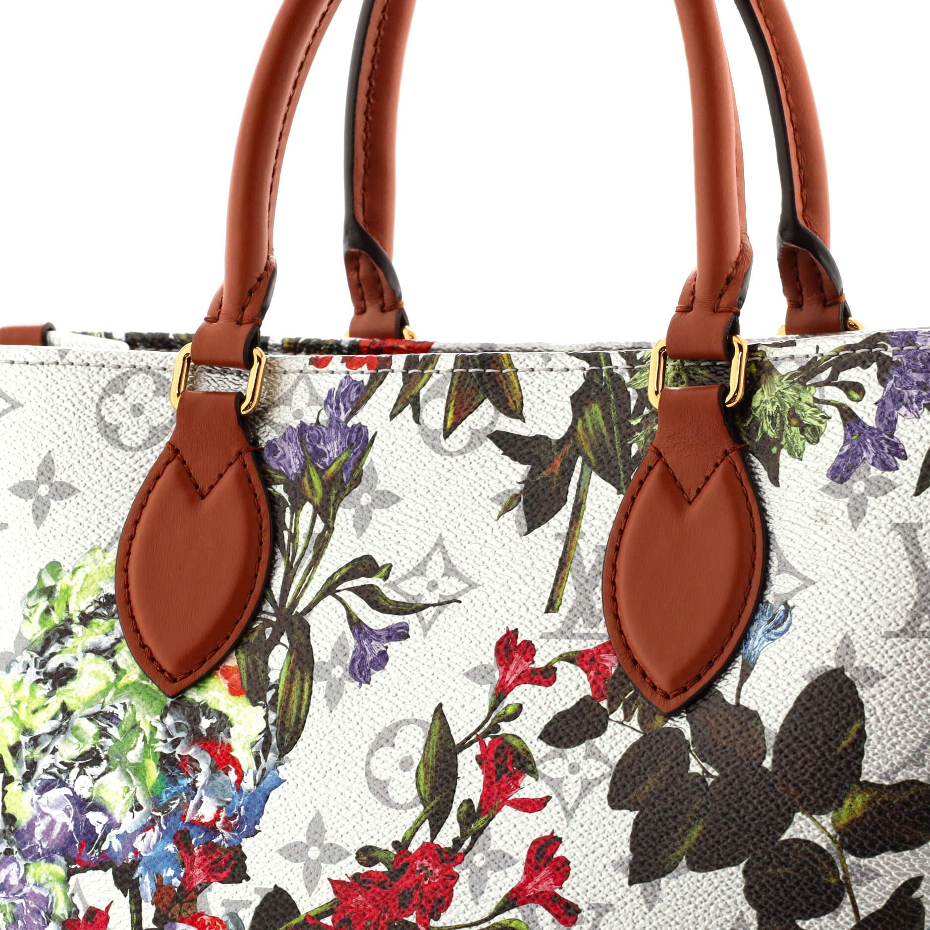 Louis Vuitton OnTheGo Tote Limited Edition Floral Monogram Canvas MM 2