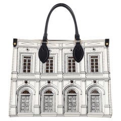 Louis Vuitton OnTheGo Tragetasche aus Leder mit Fornasetti Architettura-Druck