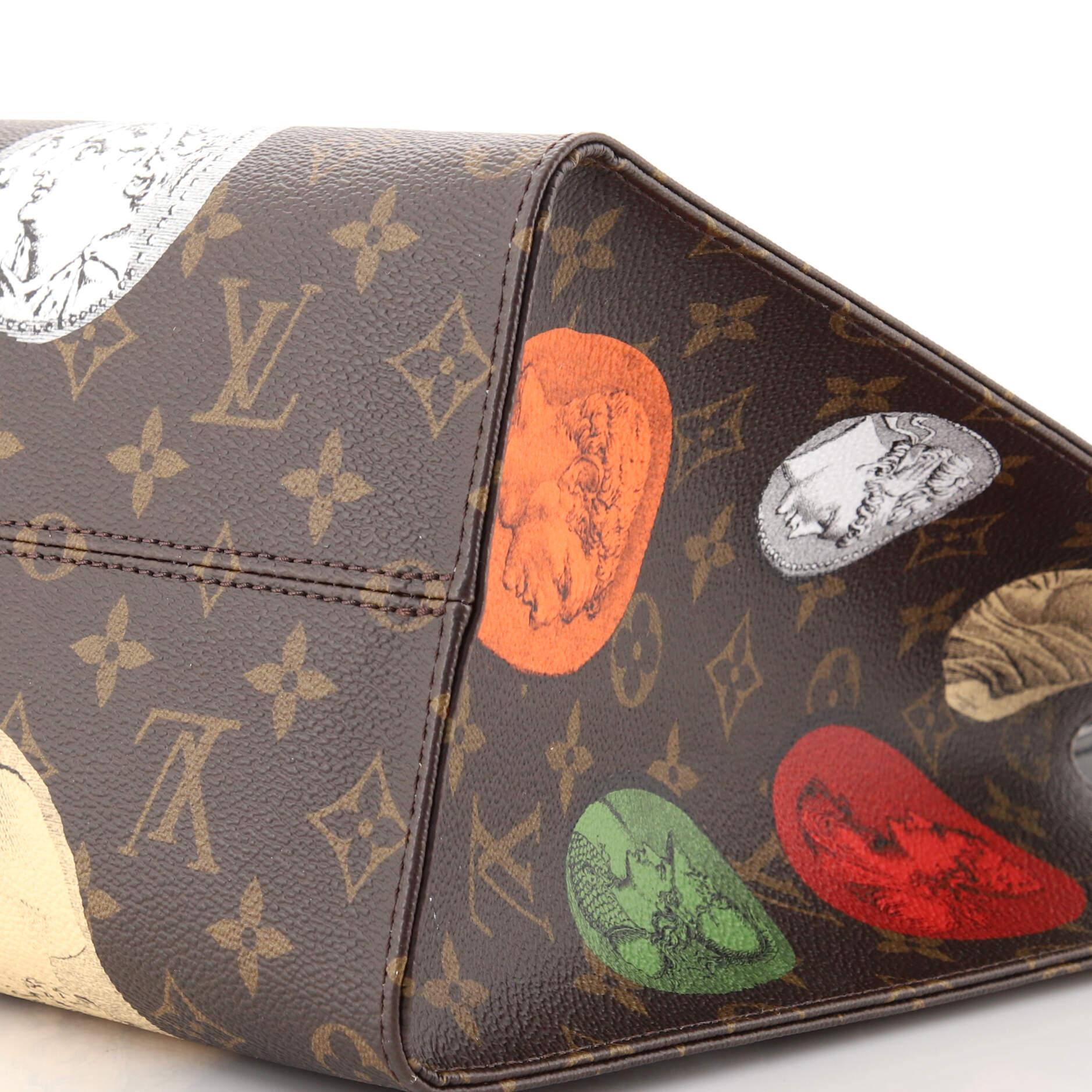 Women's or Men's Louis Vuitton OnTheGo Tote Limited Edition Fornasetti Cameo Monogram Canv
