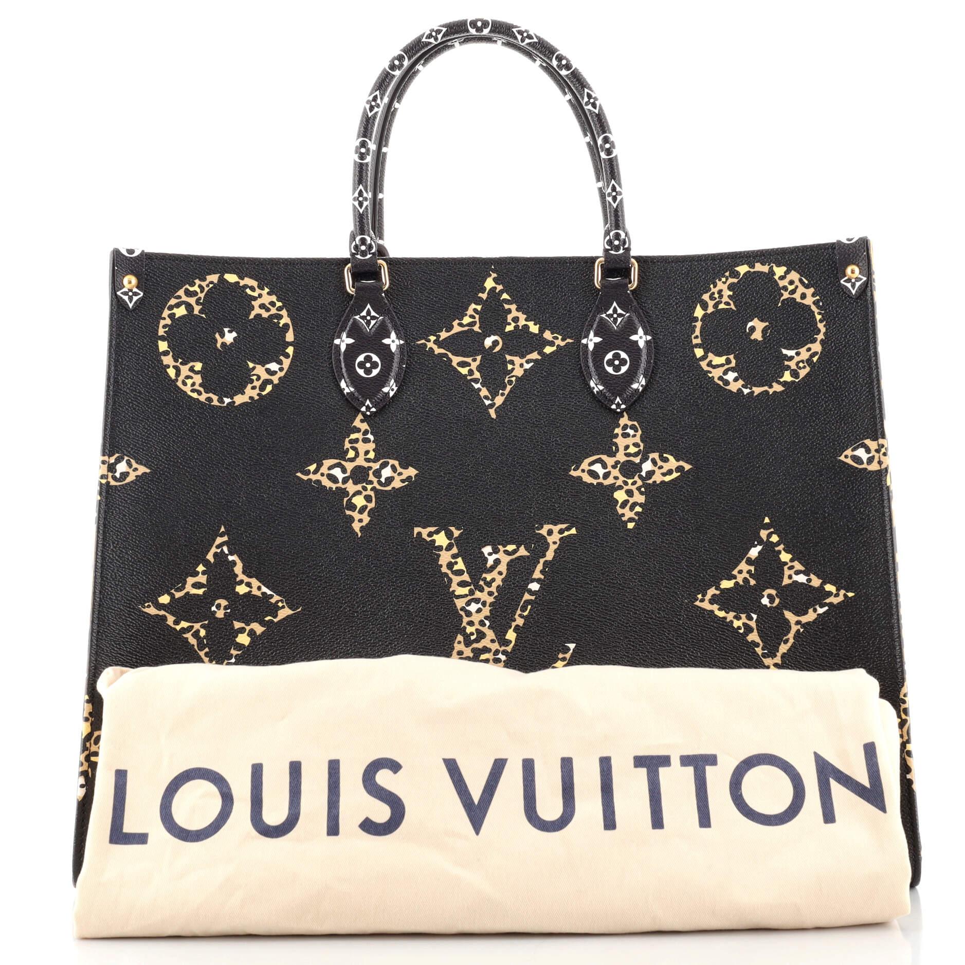 Louis Vuitton Limited Edition Ivorie Monogram Jungle Onthego GM
