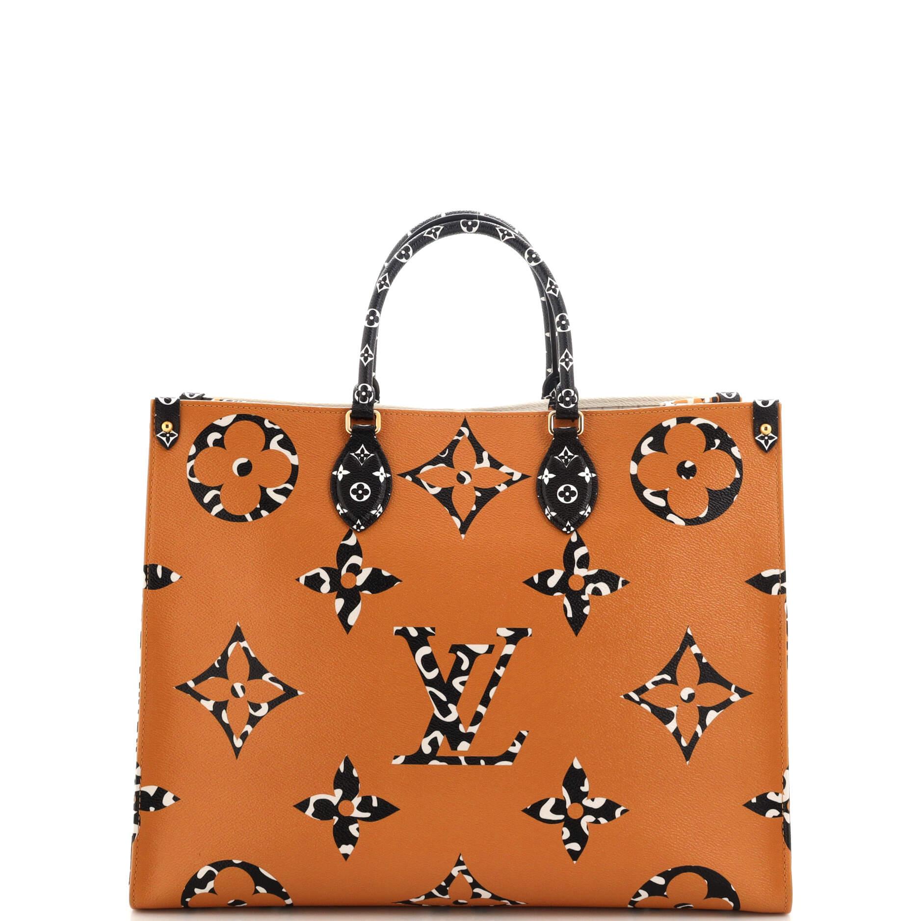 Louis Vuitton OnTheGo Tote Limited Edition Jungle Monogram Giant GM In Good Condition In NY, NY