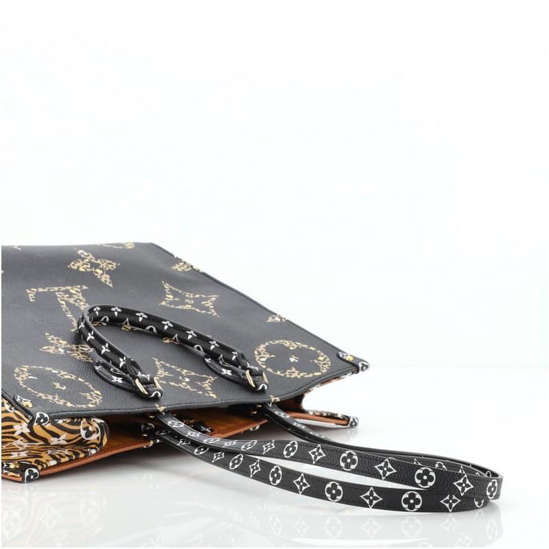 Louis Vuitton OnTheGo Tote Limited Edition Jungle Monogram Giant GM 1