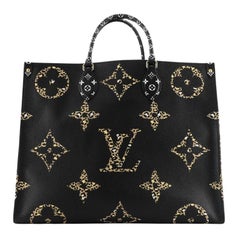 Louis Vuitton OnTheGo Tote Limited Edition Jungle Monogram Giant GM